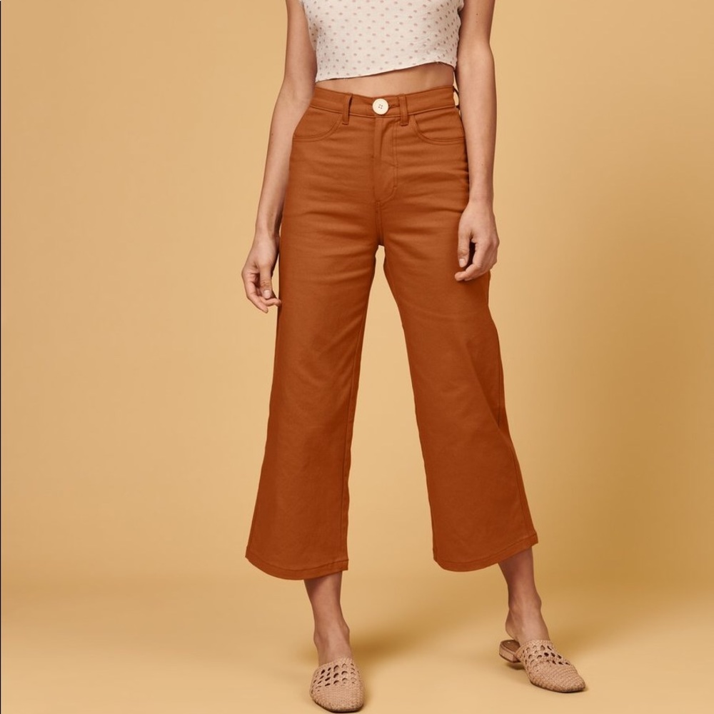 Flora Pant in Rust